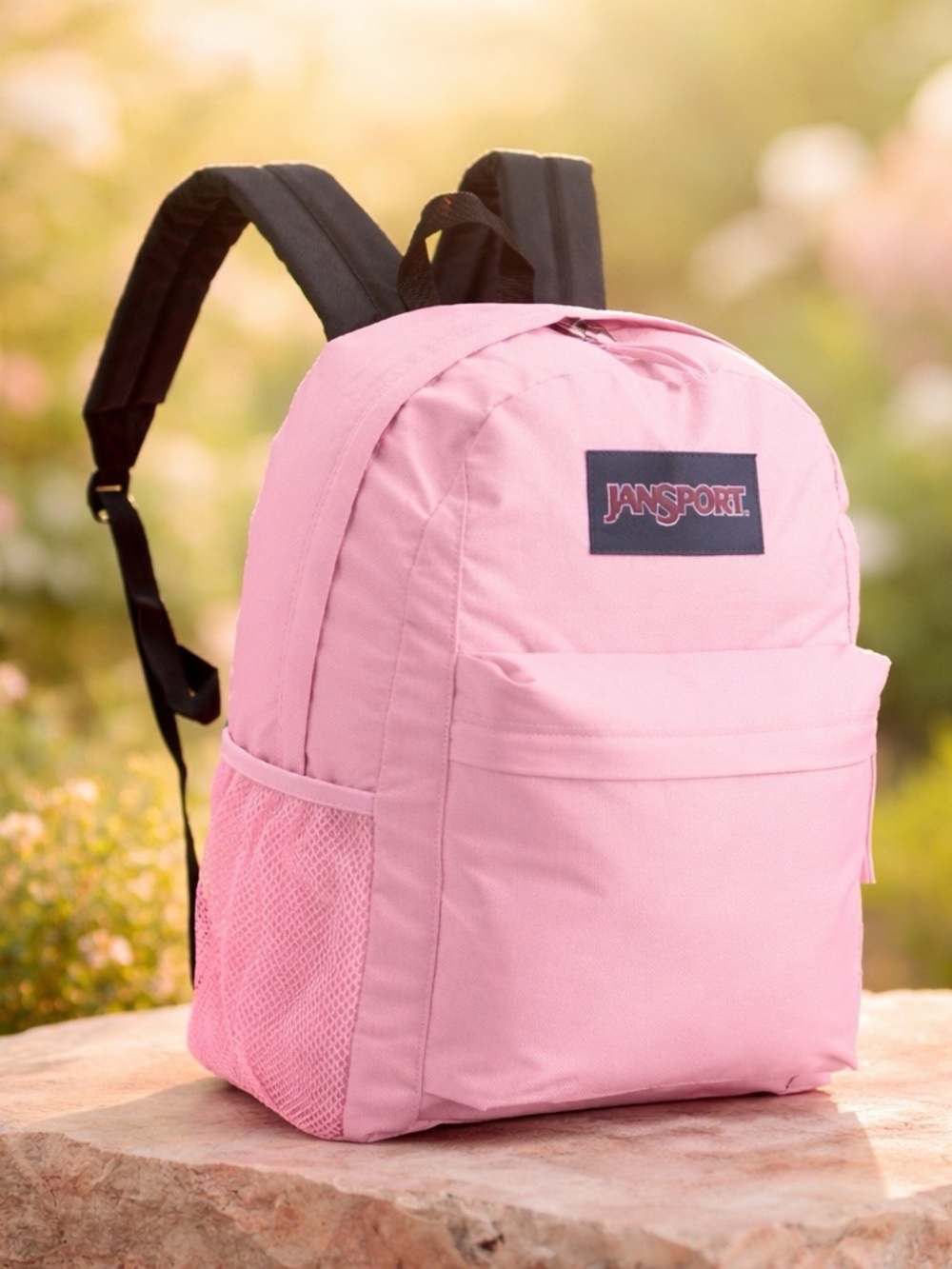 NWT JANSPORT BEGONIA PINK ESSENTIAL BACKPACK